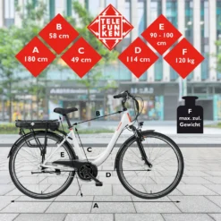 Telefunken RC890 City E-Bike, 7 Gang Shimano Nabenschaltung, Mittelmotor, Weiß 13 Telefunken RC890 City E-Bike, 7 Gang Shimano Nabenschaltung, Mittelmotor, Weiß -Globbervi Verkaufe 01e785ddbe34fba30cbc9d697f420e6f