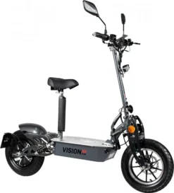 Elektroroller EFlux Vision X2 1500 Watt - Elektro - Roller - E-Scooter - Straßenzulassung - (Grau) - 50 Km Reichweite - Klappbar -Globbervi Verkaufe 023718971d6492dc517ab172170ad9d3
