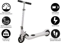 Denver Kinder Elektro Scooter SCK-5300 Weiß -Globbervi Verkaufe 03b743b418c7cc896c2b5711d4c17550
