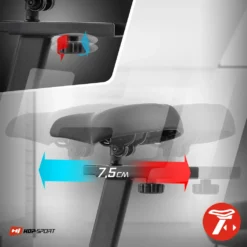 Hop-Sport Fitnessfahrrad HS-2090H Heimtrainer Aveo Ergometer Für Zuhause Bis 120kg Schwarz -Globbervi Verkaufe 04ffd7f3cf800e48fab3f39f57ef7586