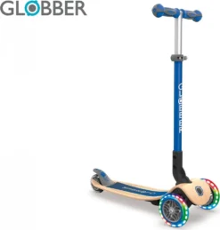 Globber Primo Foldable Holzdeck Mit Leuchtrollen , Farbe:Navy Blue -Globbervi Verkaufe 054c850c42056f677a8dc355585da824