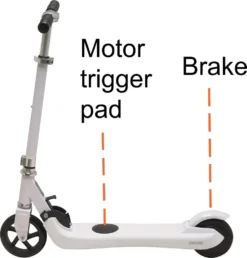 Denver Kinder Elektro Scooter SCK-5300 Weiß -Globbervi Verkaufe 05febea1bf712bd8d20356df84f260b2