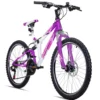 Bergsteiger Montreal 24 Zoll Kinderfahrrad, Geeignet Für 8, 9, 10, 11 Jahre, Shimano 18 Gang-Schaltung, Mountainbike Mit Vollfederung, Jungen-Fahrrad, Mädchen-Fahrrad