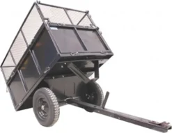 Rasentraktor Anhänger Kippanhänger 300 Kg Kippbar Mit Kupplung