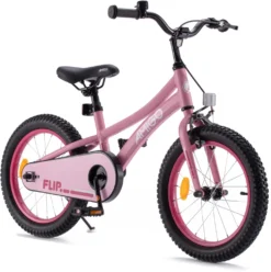 Amigo Flip - Kinderfahrrad Für Jungen - Mädchenfahrrad 18 Zoll - Kinderfahrader Ab 5-8 Jahre - Rosa