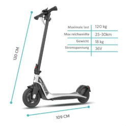 Profi Elektroscooter 300W, 25km/h Mit 25km Reichweidte - Klappbar Elektroroller - E-scooter | Volans -Globbervi Verkaufe 092b14a9e6bcdaeb917cf0c664d8b0e4