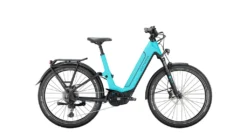 VICTORIA Elektro-Full Suspension "eParcours 12.9" Mod. 22, Wave, 27,5", Aqua Blue Matt, 1x11-Gang SHIMANO "Deore XT", 51cm