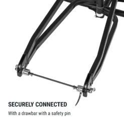 Klarfit Follower Fahrradanhänger Lastenanhänger , Einspurig , Ladefläche: 35,5 X 25,5 X 65 Cm (BxHxT) , 11 Kg , 35 Kg Ladegewicht , Stahlrahmen , 16" Rad , Dynamische Federung , Reflektoren , Sicherheitswimpel , Schwarz -Globbervi Verkaufe 0a4fbcbcd364d0c29452bc7f42852791