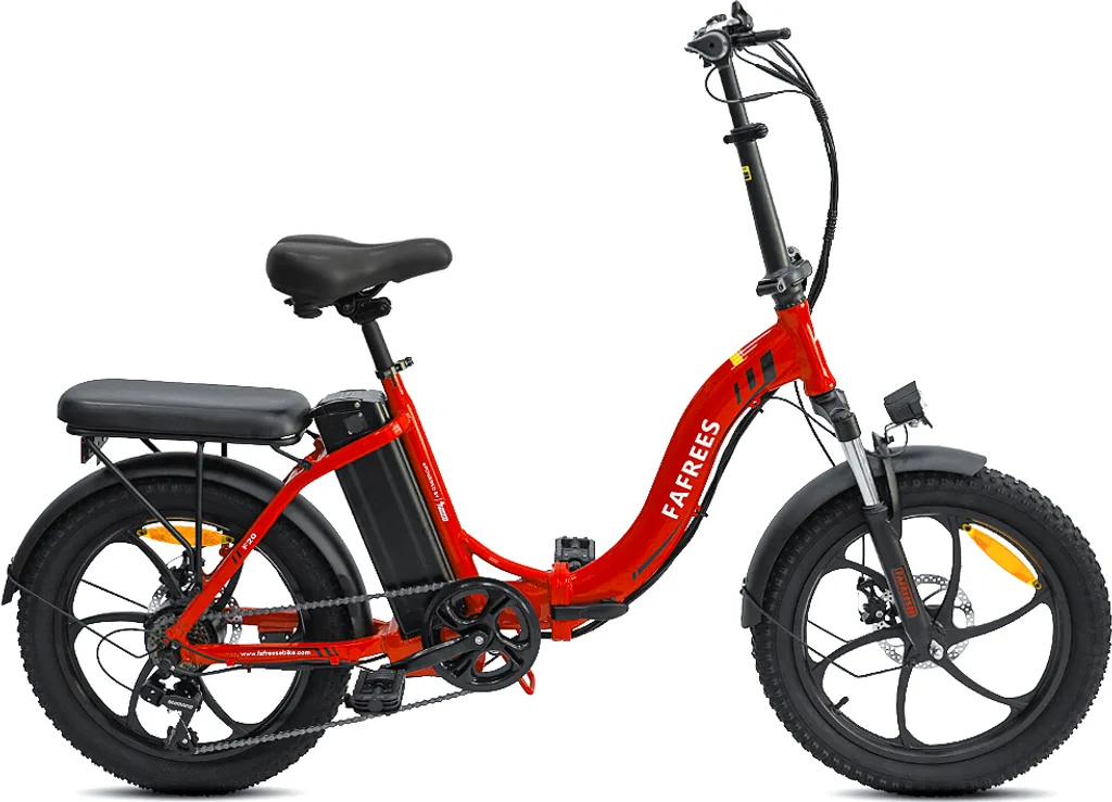 Fafrees F20 20-Zoll-Fettreifen-Elektro-Moutian-Fahrrad, Faltbares Elektrofahrrad,Schnee-E-Bike, 36 V/15 Ah, Lithiumbatterie, 250 W, Laufleistung 90–120 Km-rot 2 Fafrees F20 20-Zoll-Fettreifen-Elektro-Moutian-Fahrrad, Faltbares Elektrofahrrad,Schnee-E-Bike, 36 V/15 Ah, Lithiumbatterie, 250 W, Laufleistung 90–120 Km-rot – Bild 2