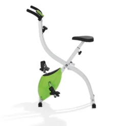 VITALmaxx Heimtrainer Fitness Bike, Limegreen Fitness Fahrrad Hometrainer Heimtrainer Klappbares Fahrradtrainer Fitnessbike