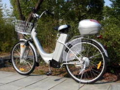 Elektrofahrrad 250W / 36V E-Bike 26" Pedelec Fahrrad Mit Motor Citybike Elektro City Fahrrad 250 Watt 26 Zoll - Silber -Globbervi Verkaufe 0ae6fc54c8bcd06ad02e09202ff2554e