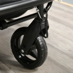 HOMCOM 2 In 1 Kinderfahrradanhänger Kinderanhänger Mit Federung Klappbarer Fahrradanhänger 360° Drehbar Buggy Mit Mesh-Tür Fahne Aufbewahrungstasche Metall Oxford Rot+Schwarz 160 X 83 X 96 Cm -Globbervi Verkaufe 0b375731cff926030aadfe10f9621051