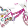 Disney Kinderfahrräder Mädchen Princess 16 Zoll 25,4 Cm Mädchen Felgenbremse Rosa