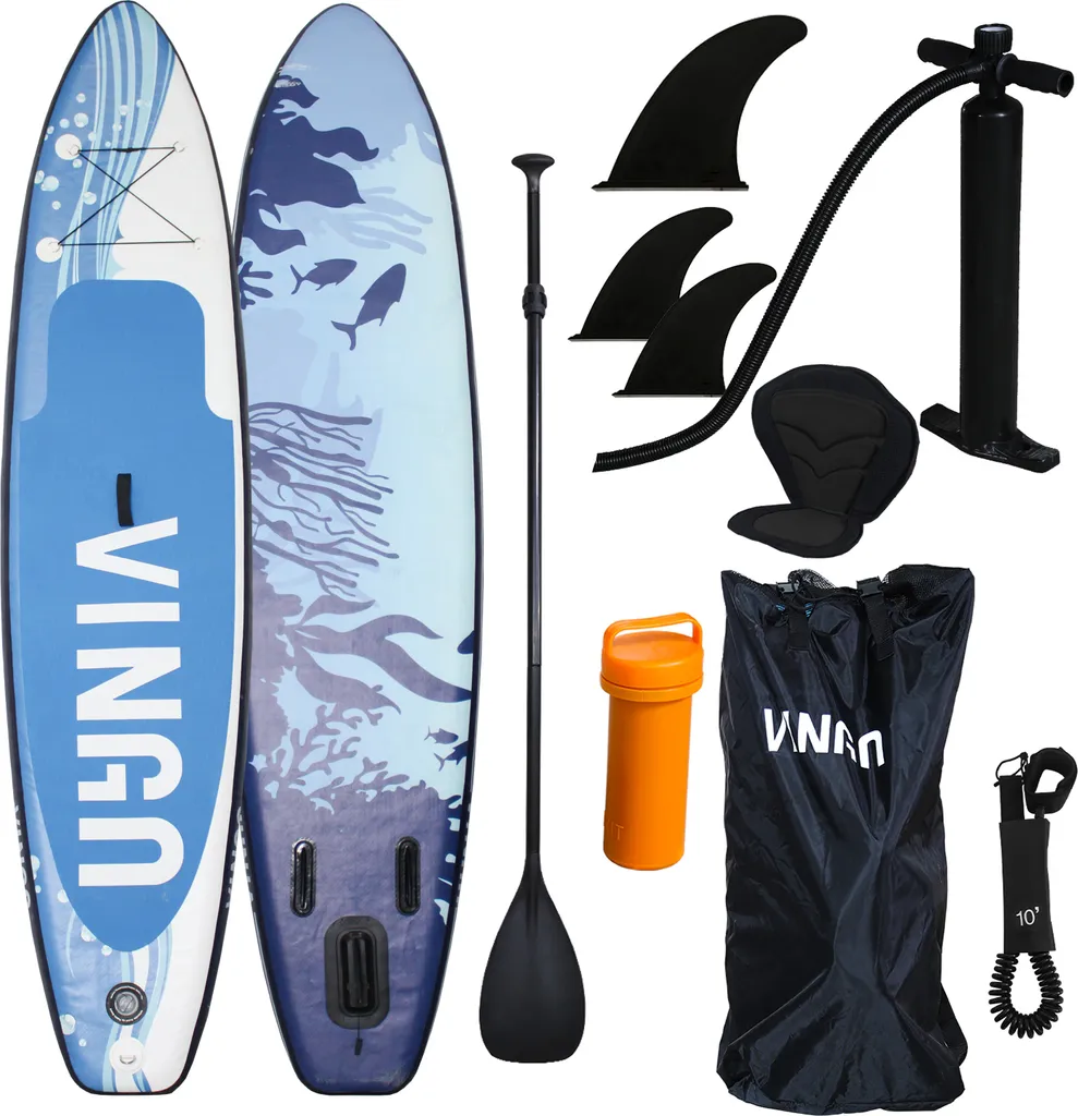 Wolketon 330cm Surfbretter Surfboard Aufblasbares SUP Board Kajak-Sitz Stand Up Paddle Fortgeschrittene Bis 180 Kg Tragkraft£¬330x76x15cm 1 Wolketon 330cm Surfbretter Surfboard Aufblasbares SUP Board Kajak-Sitz Stand Up Paddle Fortgeschrittene Bis 180 Kg Tragkraft£¬330x76x15cm