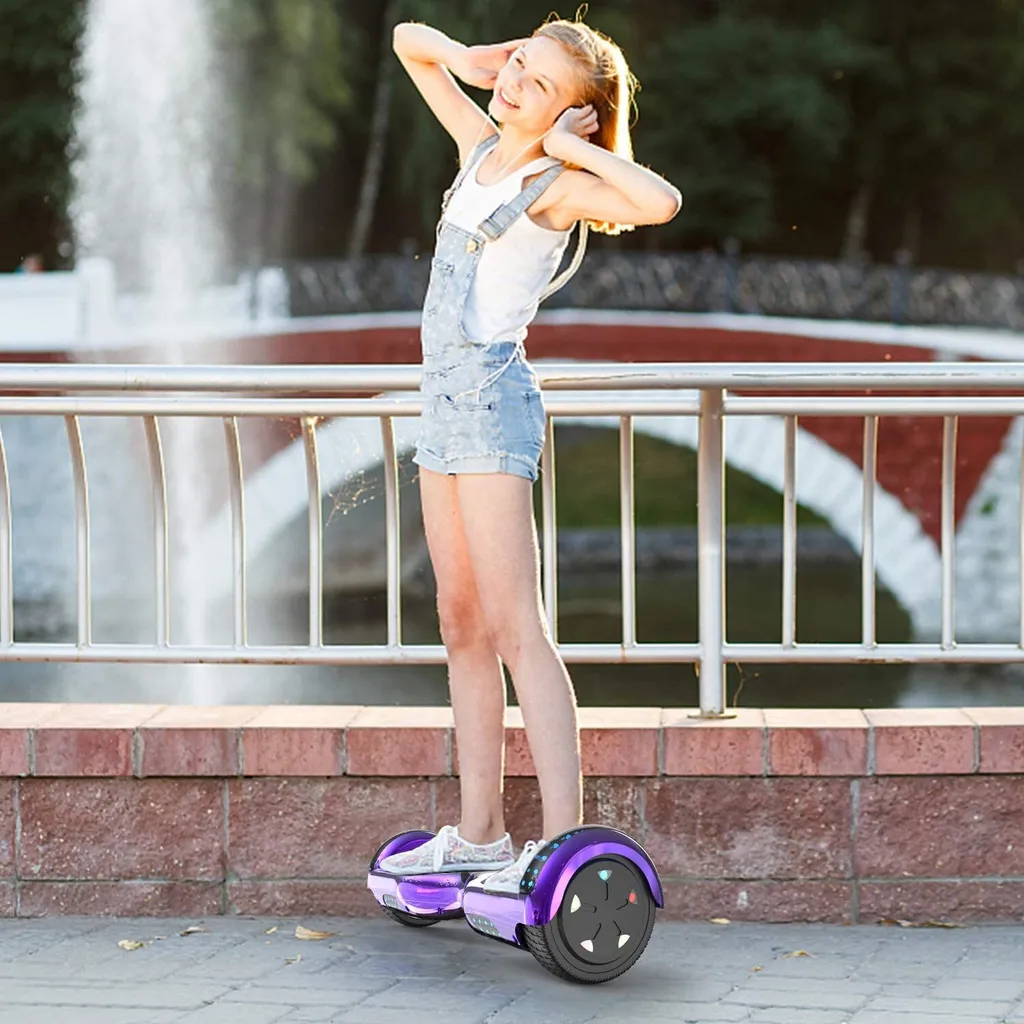 Markboard 6,5 Hoverboard Mit 350W*2 Motorbeleuchtung| RGB LED-Leuchten | Bluetooth-Lautsprecher, Selbstausgleichender Elektroroller Elektroroller Elektro Skateboard 8 Markboard 6,5 Hoverboard Mit 350W*2 Motorbeleuchtung| RGB LED-Leuchten | Bluetooth-Lautsprecher, Selbstausgleichender Elektroroller Elektroroller Elektro Skateboard – Bild 8