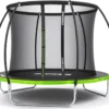 Zipro Jump Pro Premium Gartentrampolin Mit Innen-Fangnetz 8FT 252cm
