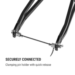 Klarfit Companion Chaser Fahrradanhänger , 16" Luftbereifung , Autoventil , Ladefläche Von 75 X 41 Cm Für Bis Zu 30 Kg Zuladung , Spannstifthalterung Mit Quick Release -Globbervi Verkaufe 0e9a12a80195402ab0db539b26ff8137