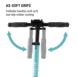 Klarfit Float Kickscooter , 200 Mm XXL-PU-Räder , ABEC 7 Kugellager , AS-Soft Grips , 1-Click-System , Maximalgewicht: 100kg , Doppel-Federung , Trittbremse , Mit Tragegurt , Rutschfeste Trittfläche , 3-fach Höhenverstellbarer Lenker , Aquamarin -Globbervi Verkaufe 0f02cbe85d071ef24377d649be1fa1ef