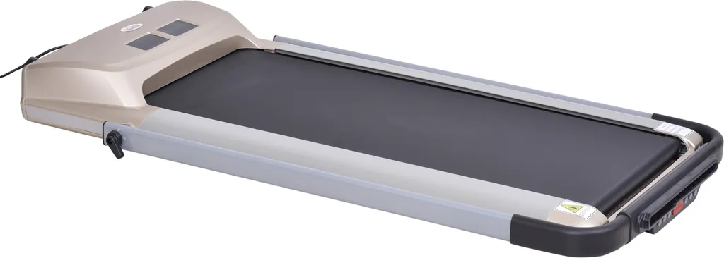 HOMCOM Elektrisches Laufband Mit LCD Display, Faltbares Fitnessgerät, 1-10 Km/h, Stahl, Schwarz, 70 X 128 X 116 Cm 4 HOMCOM Elektrisches Laufband Mit LCD Display, Faltbares Fitnessgerät, 1-10 Km/h, Stahl, Schwarz, 70 X 128 X 116 Cm – Bild 4