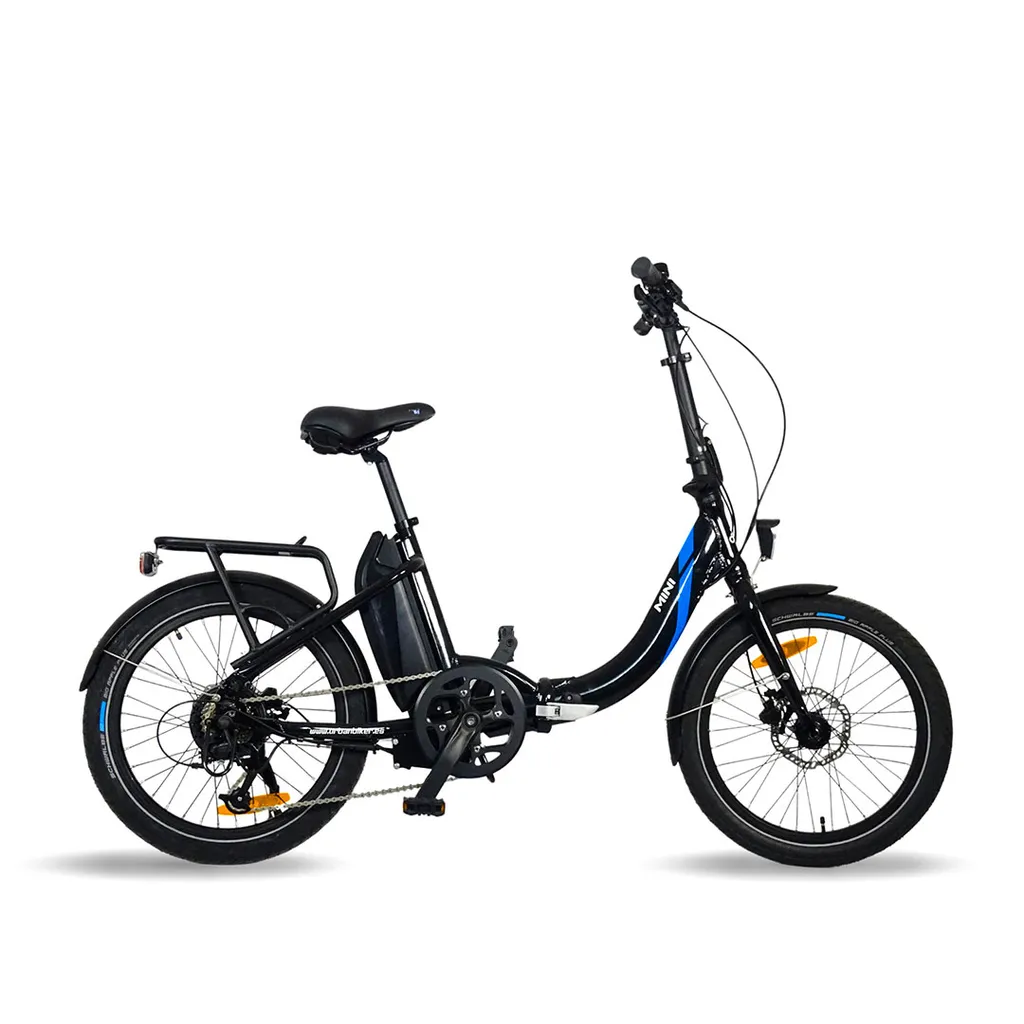 Urbanbiker Mini E-Bike Klapprad 20 Zoll, 36V 14Ah (504Wh) Akku, 250W Motor Faltrad Pedelec Schwarz 1 Urbanbiker Mini E-Bike Klapprad 20 Zoll, 36V 14Ah (504Wh) Akku, 250W Motor Faltrad Pedelec Schwarz