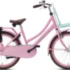 Valetta Cargo Kinderfahrrad Hollandrad 22 Zoll Mädchen Minze Rosa