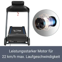 ArtSport Laufband Speedrunner 7000 Klappbar, Bis 150 Kg Belastbar, Mit Kinomap Funktion, Extra Breite 52 Cm Lauffläche, Bis 22 Km/h Einstellbar, 22 Steigungsstufen, Leiser Elektromotor, LCD Display -Globbervi Verkaufe 10914996f4decb3555bbf539d6cc3c5c