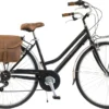 Via Veneto By Canellini Fahrrad Citybike Frau Stahl Mit Seitentaschen - Schwarz 46