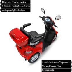 ECO ENGEL 500 Rot, 25 Km/h, 1000 Watt Seniorenmobil Elektromobil Seniorenfahrzeuge 16 ECO ENGEL 500 Rot, 25 Km/h, 1000 Watt Seniorenmobil Elektromobil Seniorenfahrzeuge -Globbervi Verkaufe 1116f37545af706fcaa8a003fcc6fd48