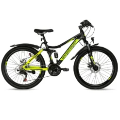 Bergsteiger Broome 24 Zoll Kinderfahrrad, Shimano 21 Gang-Schaltung, StVZO, Mountainbike Mit Vollfederung, Scheibenbremsen & Dynamo-Licht, Geeignet Für 8, 9, 10, 11, 12, 13 Jahre, Jungen-Fahrrad & Mädchen-Fahrrad -Globbervi Verkaufe 11ac6482fd1401b27a8bf53a50de9350