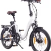 NCM Paris+, 20", Weiß, E-Faltrad E-Klapprad, Damen Und Herren, 36V 19Ah 684Wh, Heckmotor