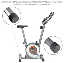 HMS Heimtrainer Magnetwiderstand, Farbe:SILBERN -Globbervi Verkaufe 11e82605b0e2e156aeeb4c7168e34563