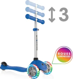 Globber Sport Scooter PRIMO LIGTHS, Navy-Blau Mit Leuchtrolle Roller Scooter Spielzeugknaller Kifahr Rollenoutdoor 0 Bffahrzeuge Räumungsverkauf Versandfrei -Globbervi Verkaufe 11ec8e94df9a25b1d7237363907b9709