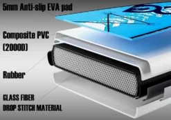 Boards DCS OPTIMAL SUP Inflatable Stand Up Paddle Premium Set 10'0 Pumped 305 Cm Blue/Grey SUP701 -Globbervi Verkaufe 131b1f87c692b039bd37b80fe8aa7eb6