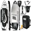 RE:SPORT® SUP Board 320cm Schwarz Aufblasbar Stand Up Paddle Set Surfboard Paddling Premium