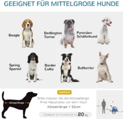 PawHut Hundeanhänger Jogger Fahrradanhänger Hunde Hunde-Fahrradanhänger Blau+Grau 155 X 83 X 108 Cm -Globbervi Verkaufe 1868230158df8e0ebba4b0bd65c14bd3