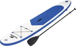 Stand Up Paddle Board SUP - Red Waikiki - 305 X 71 X 10 Cm - Bis 100 Kg Mit Paddel, Pumpe Und Tasche/Rucksack