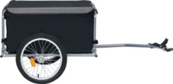 VidaXL Fahrrad-Lastenanhänger Schwarz Und Grau 65 Kg -Globbervi Verkaufe 190c170e94e72990924a79b986304208