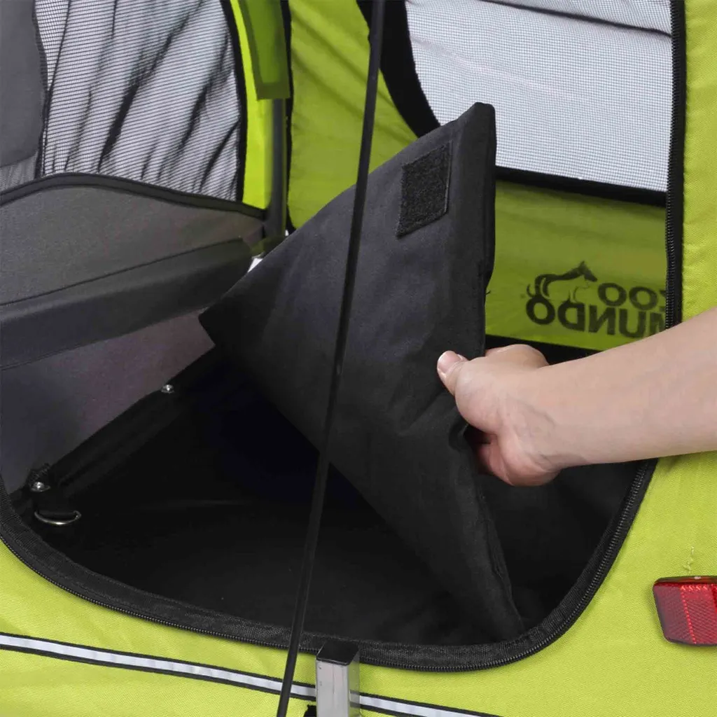 Zoomundo 3in1 Hundeanhänger Fahrradanhänger Hundejogger Für Hunde - LUCKY In Grün 9 Zoomundo 3in1 Hundeanhänger Fahrradanhänger Hundejogger Für Hunde - LUCKY In Grün – Bild 9