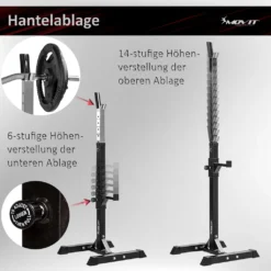 MOVIT® Squat Rack, Schwarz -Globbervi Verkaufe 1a62967944da8d48736d8b8840bee9ca
