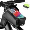 ROCKBROS Rahmentasche Wasserdicht Oberrohrtasche Fahrradtasche 6,0'' Handytasche