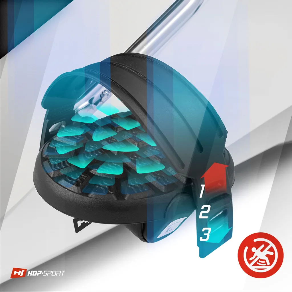 Hop-Sport Heimtrainer HS-035H Fitnessbike Zuhause Mit Computer Ergometer Belastbar 135kg Silber 8 Hop-Sport Heimtrainer HS-035H Fitnessbike Zuhause Mit Computer Ergometer Belastbar 135kg Silber – Bild 8