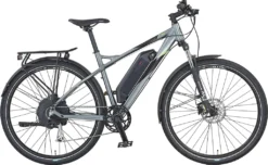 Prophete E-Bike GRAVELER MTB 27,5" BLAUPUNKT Hinterradmotor 46 NM 250 Watt BLAUPUNKT Downtubeakku 36 Volt 10,4 Ah 374 WH 24 Gang Kettenschaltung Scheibenbremse RH 48 Cm BLAUPUNKT LED Display