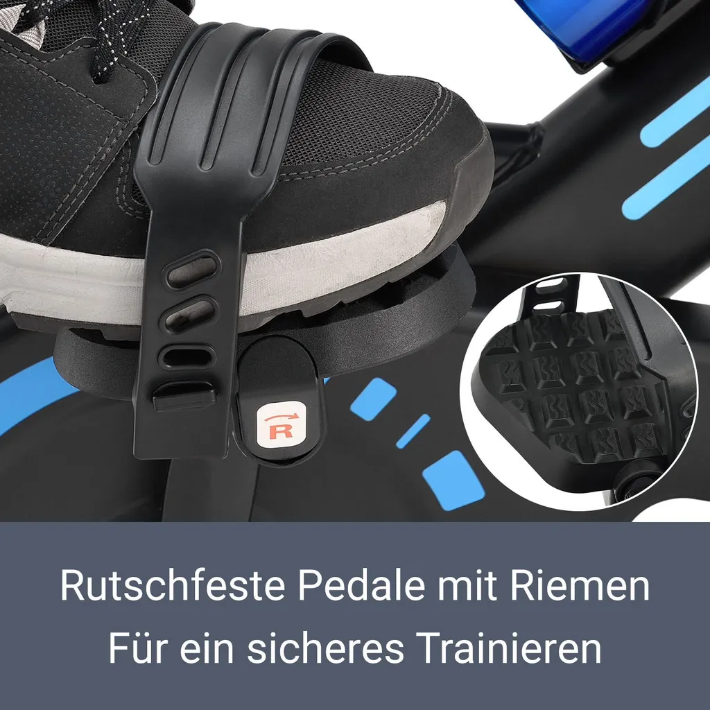 ArtSport Heimtrainer Speedbike RapidPace - Hometrainer Mit Riemenantrieb, 10 Kg Schwungrad, LCD Display & Pulssensoren Fitnessbike Fitness Fahrrad 8 ArtSport Heimtrainer Speedbike RapidPace - Hometrainer Mit Riemenantrieb, 10 Kg Schwungrad, LCD Display & Pulssensoren Fitnessbike Fitness Fahrrad – Bild 8