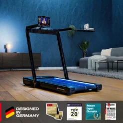 Sportstech 2in1 Laufband Klappbar Mit App + LED-Funktion | STread Fold Bis 12 Km/h & Walking Pad Mode Bis 6 Km/h | Fitnessgerät Für Zuhause + Büro | Treadmill Mit 360° Tablet Holder & 2 LCD-Displays -Globbervi Verkaufe 1bb98cf4eb25ccb4954ea64e56c22be2
