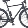 Prophete Herren E-Bike URBANICER 28" AEG EasyDrive Mini Vorderradmotor 40 NM 250 Watt AEG Nabenakku 7 Ah 252 Wh 8 Gang Kettenschaltung Scheibenbremse RH 55 AEG EasyControl Display