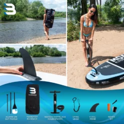 SUP Board MOANA - Stand Up Paddle Aufblasbar Surfboard Mit Paddel Pumpe Rucksack (325x86x15cm / 10'8") -Globbervi Verkaufe 1d9a538bbcd0754158db61046084b64c