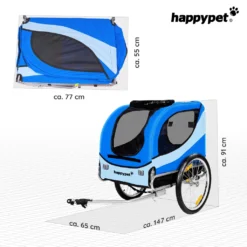 HAPPYPET Hundeanhänger Fahrradanhänger Für Hunde Hundefahrradanhänger Inkl. Anhängerkupplung Regenschutz NAVY BLAU 11 HAPPYPET Hundeanhänger Fahrradanhänger Für Hunde Hundefahrradanhänger Inkl. Anhängerkupplung Regenschutz NAVY BLAU -Globbervi Verkaufe 1dea717371a0370926f0452274800ab3