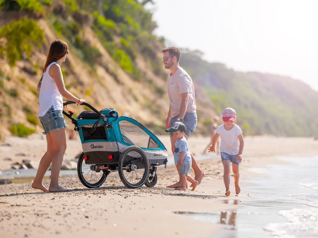 Qeridoo Sportrex1 Petrol Kinderanhänger 12 Qeridoo Sportrex1 Petrol Kinderanhänger – Bild 12