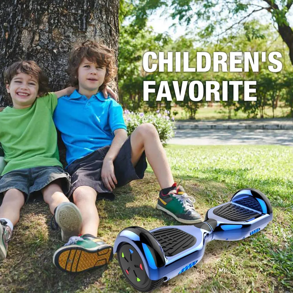 Hoverboard Electric Scooter 6.5 ″ Zweimotoren 2-Rad-Selbstausgleich-Rollerplatine Hover Mit LED-Leuchten Bluetooth. 5 Hoverboard Electric Scooter 6.5 ″ Zweimotoren 2-Rad-Selbstausgleich-Rollerplatine Hover Mit LED-Leuchten Bluetooth. – Bild 5