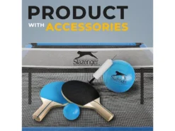 Slazenger Tischtennisplatte Spyder Air - 240 X 120 X 63,5 CM - Leicht Und Kompakt - Mehrere Spiele - Ping Pong Und Tischtennis -Globbervi Verkaufe 1fa72a4d9365f3fe614064040f4bb64c